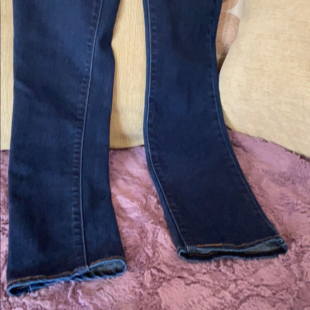 Levi’s Jeans Mid Rise Skinny Dark Blue Denim Jeans stretch sz 4 W27 L30 - Picture 6 of 16